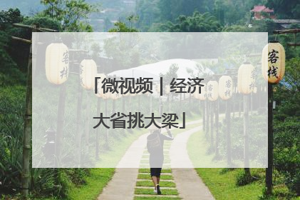 微视频｜经济大省挑大梁